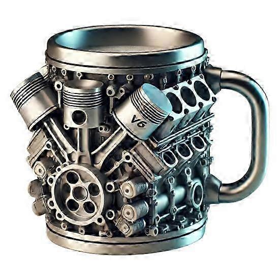 Durable Wolf Design Stainless Steel Mug