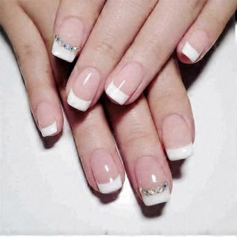 Long Coffin Gradient French Press On Nails