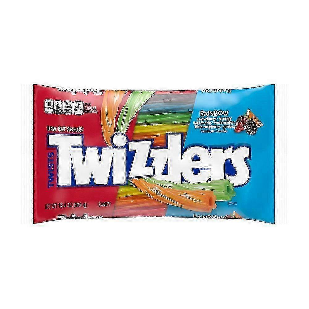Twizzlers Twists Chewy Candy Bag, Low Fat, Assorted Fruit, 12.4 Oz
