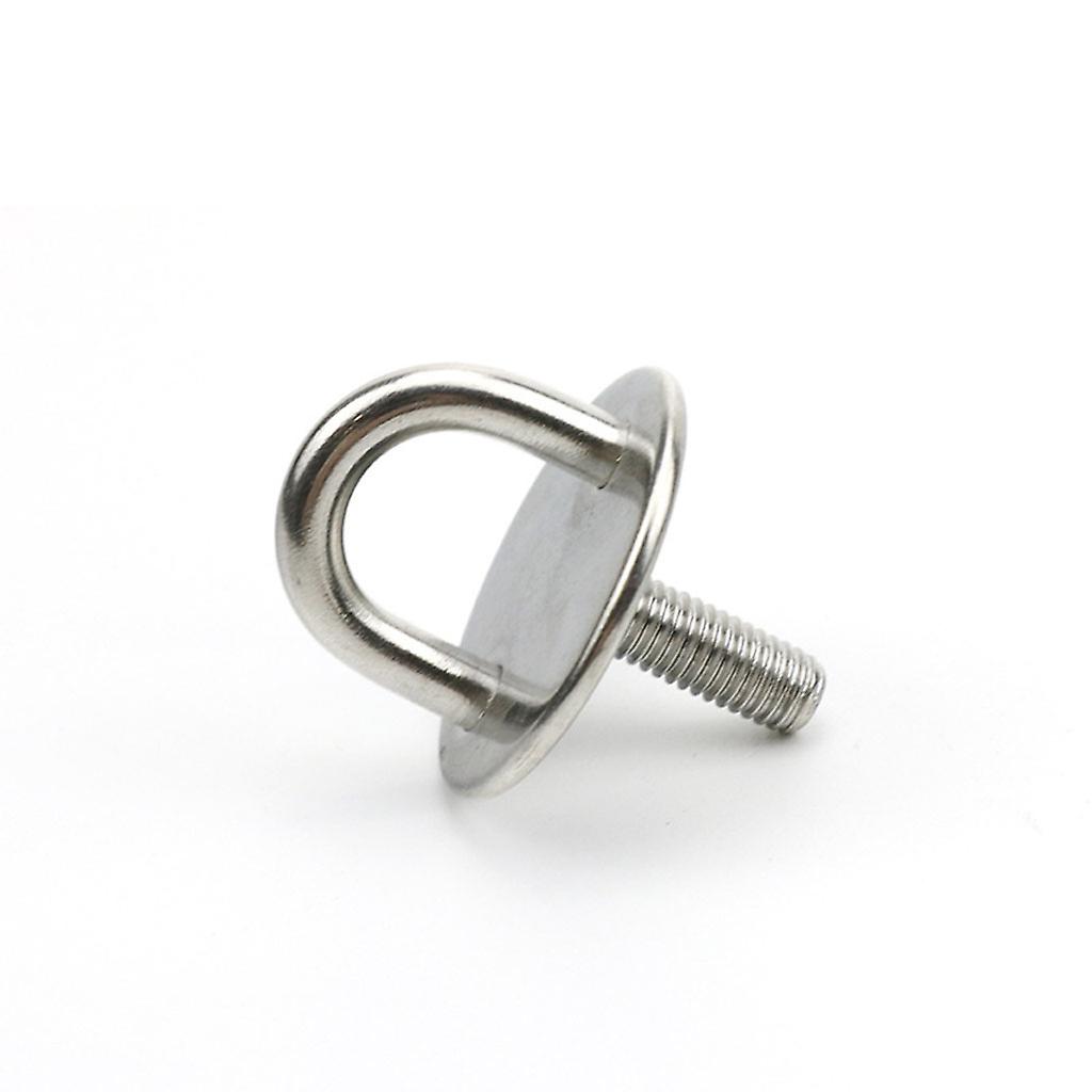 Pad Eye Plate with Enclosed Hook Staple Ring Hook Loop U-Shaped Design Hanger