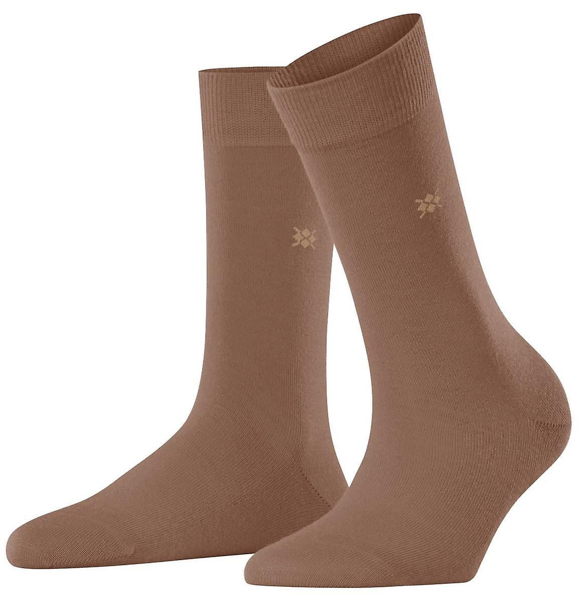 Burlington Bloomsbury Socks - Aztec Brown