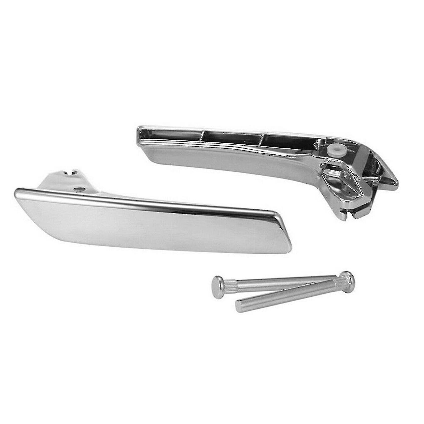 1 Pair Inner Door Handle Front Compatible With 2007-2013 Chevy Gmc Cadillac