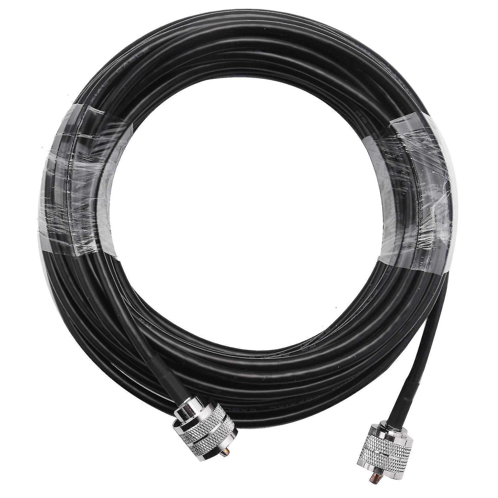 Cabo Coaxial XRDS-RF RG58 50 Ohm - 15m Com Conectores PL-259