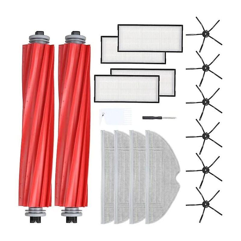 Replacement Parts Cleaning Cloths for Roborock S7 S7 Plus T7S T7S Plus Robot Vacuum Cleaner Accessories Kit Main Brush, Filters, Side Brush, Cleaning