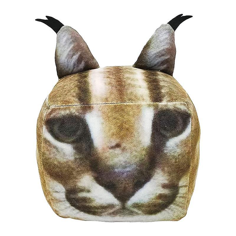 フロッパぬいぐるみかわいい漫画の猫ぬいぐるみキューブ正方形ぬいぐるみ子供と友人の誕生日プレゼント