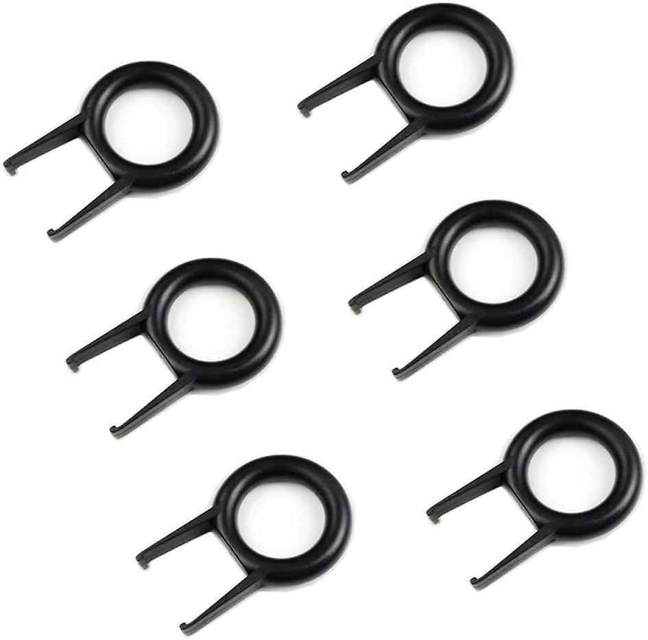 6 Pieces Mechanical Keyboard Keycap Puller Key Puller Fixing Tool for Mechanical Keyboard, Black
