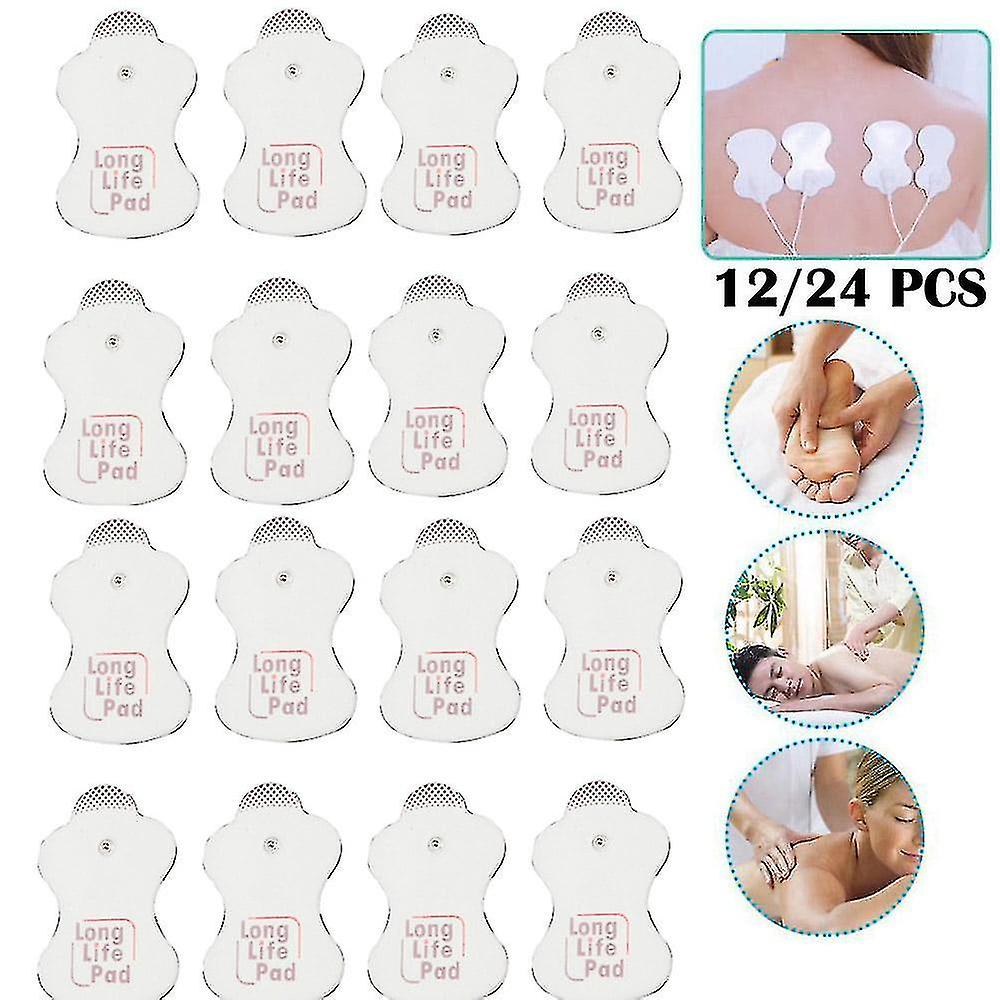 12pcs/6pairs Ηλεκτροθεραπεία αντικατάστασης Omron Μακράς Διαρκείας Ηλεκτρόδιο Δεκάδες Επιθέματα