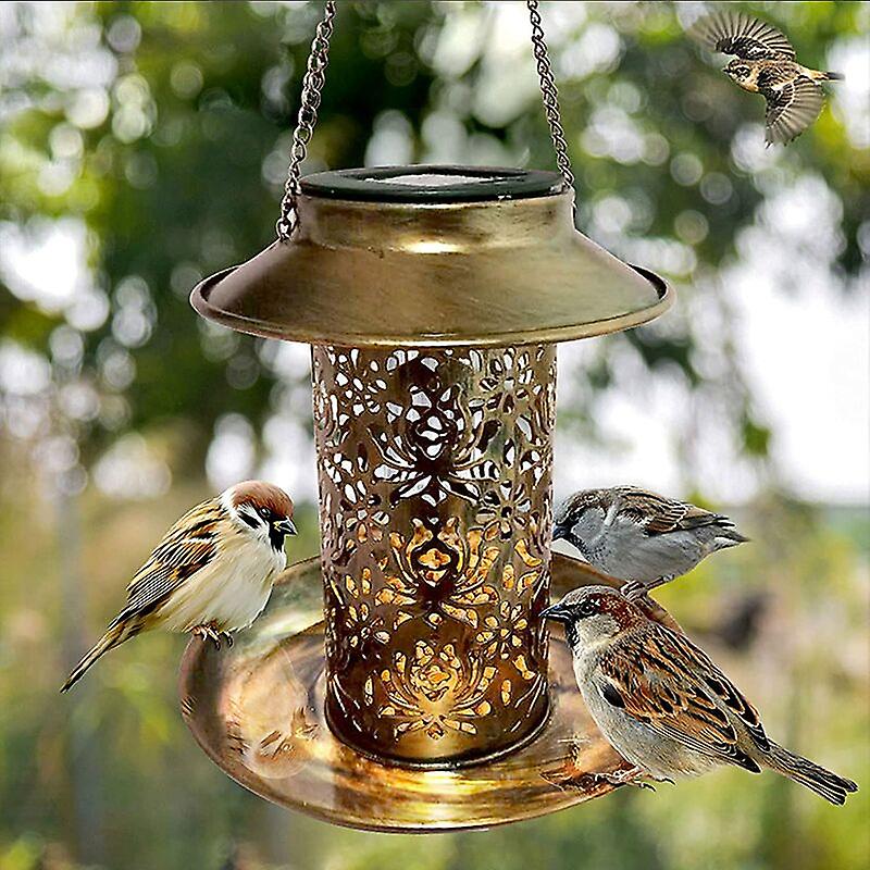 Solar Hanging Bird Feeder