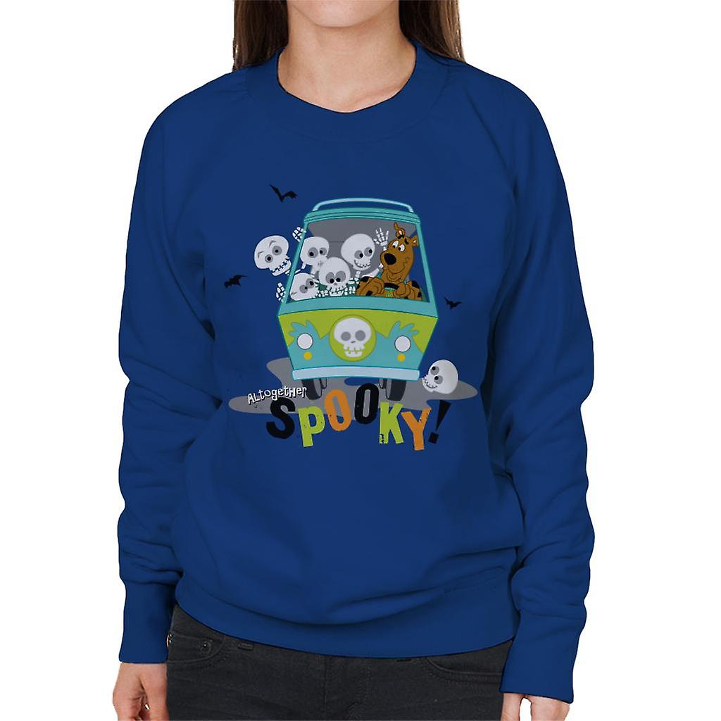 Scooby Doo Halloween Altogether Spooky Van Women's Sweatshirt