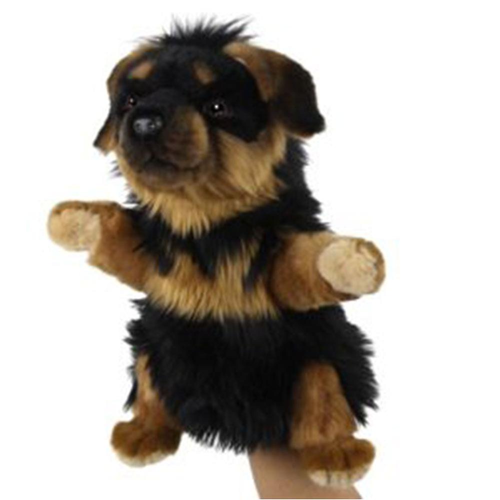 Hansa German Shepherd Puppy Dog Puppet Soft Toy 27cm for Ages 3 Years and Up