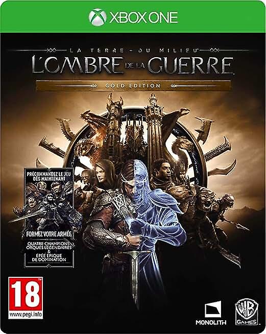 La Terre du Milieu LOmbre de la Guerre - Gold Edition - Xbox One - New & Sealed