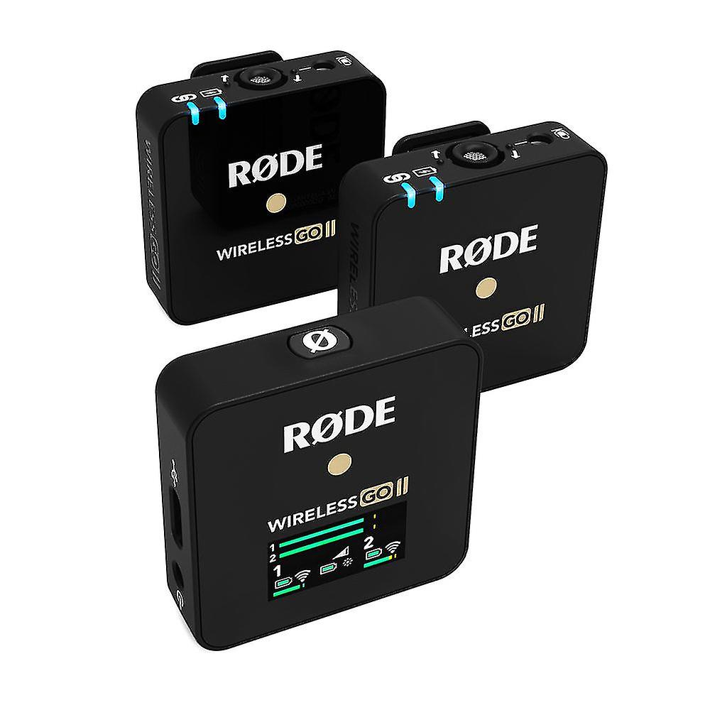 Rode Wireless Go Ii Go2 Wireless Lavalier Dual Channel Mic Rx 2tx Transmission Microphone Accessories For Phone Dslr Camera