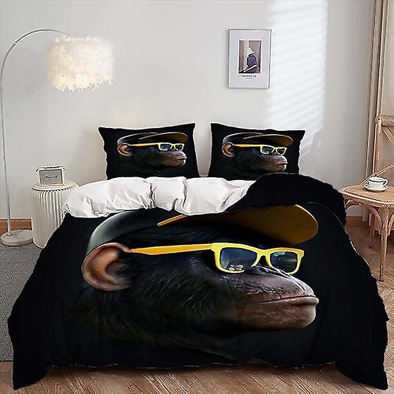 thumbnail image 1 of Juego de funda nórdica para cama, juego de cama de animales de dibujos animados para niños, funda de edredón, fundas de almohada, 1 of 4