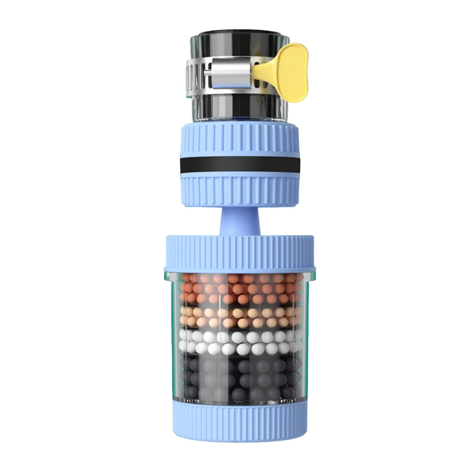 Faucet Filter 6 Layers 360 Degree Rotation Splashproof Water Tap Nozzle Filter Kitchen Supply