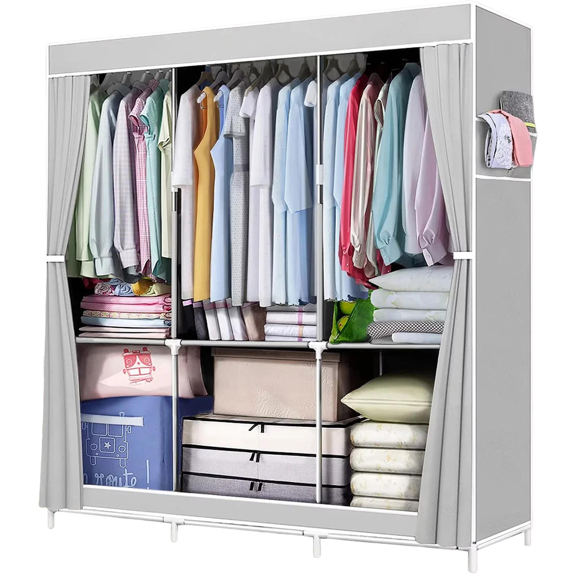 Portable Closet Storage Organizer Clothes Wardrobe , Quick and Easy to Assemble