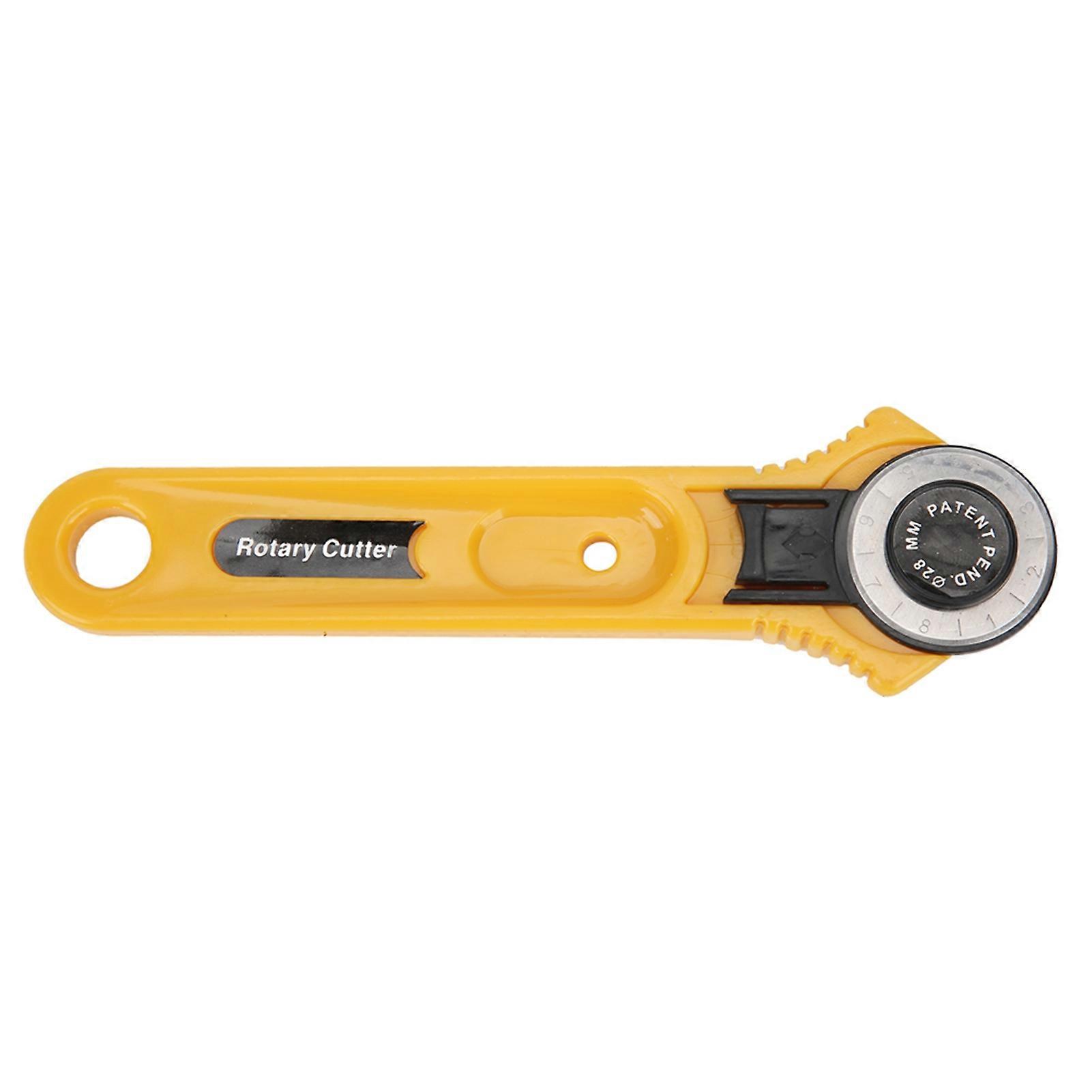 Rotary Cutter for Patchwork, Hob, Fabric Knife, Round Blade, Cutting Tool for Sewing and Leathercraft (28 mm)