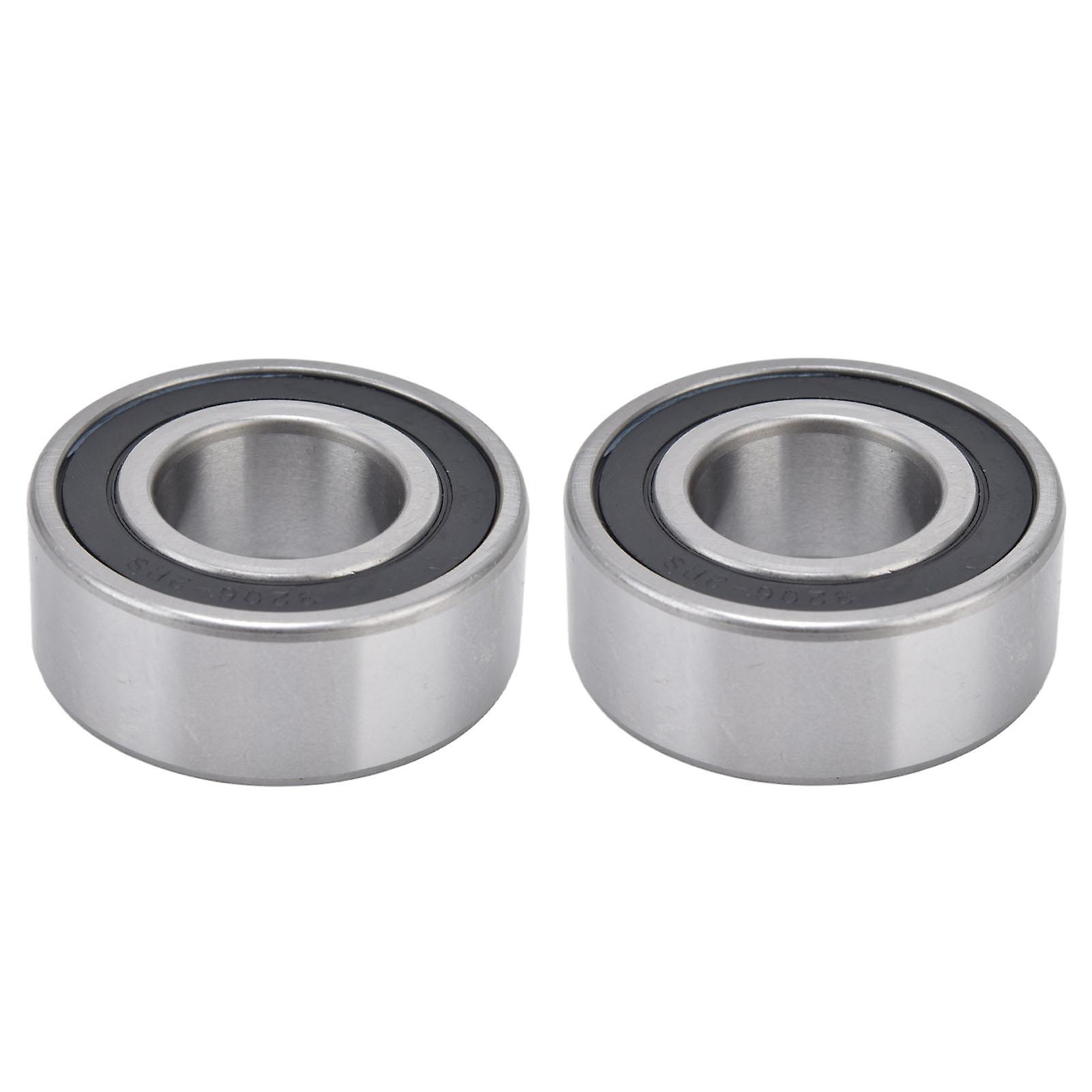 2Pcs Double Row Ball Bearing High Speed Operation Excellent Manufacture Industrial Supplies for Agricultural Machinery3206-2RS
