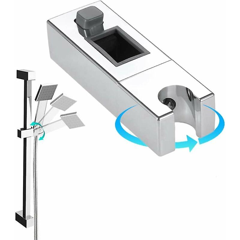 Sliding Holder for Adjustable Rectangular Shower Head for Bathroom
