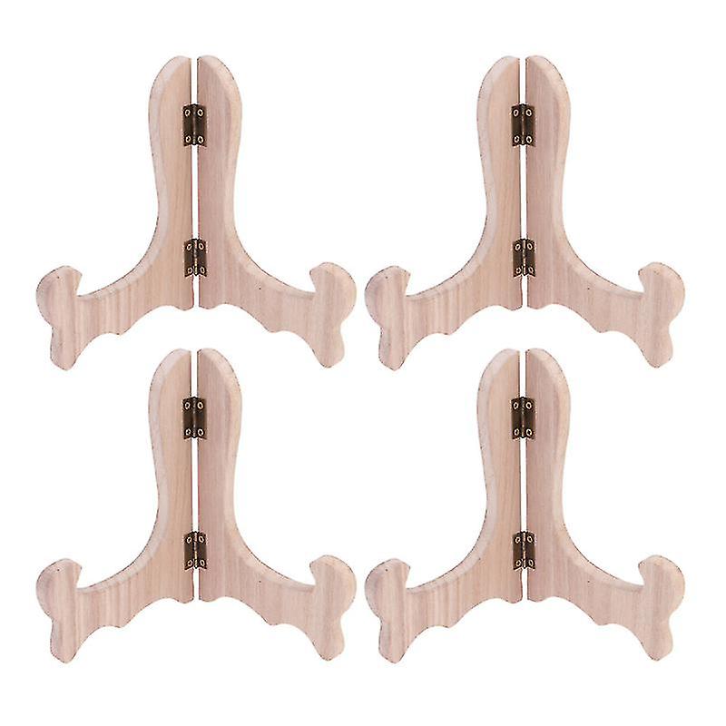 4pcs Folding Display Plate Stand