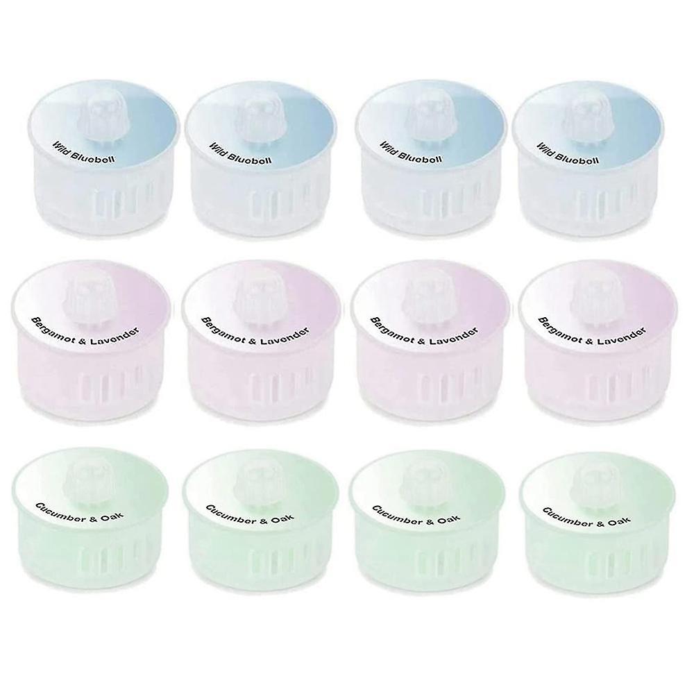 Light 12Pack Fragrance Capsules Air Freshener For Ecovacs Deebot T9 Size 12