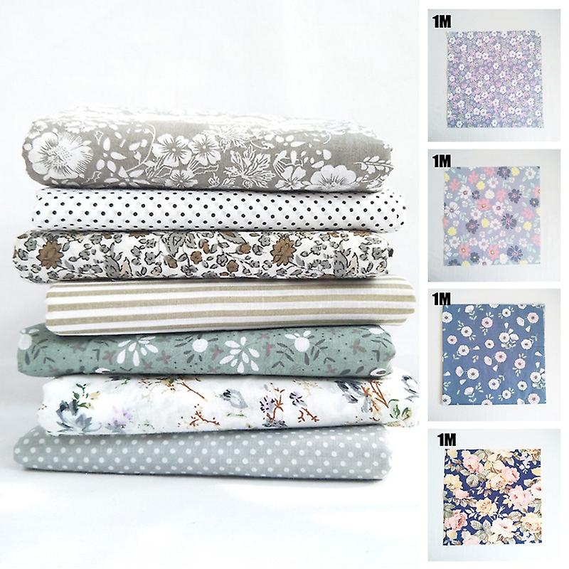 50cm/1m DIY ambarcațiuni de cusut bumbac pânză patchwork moale florale face îmbrăcăminte