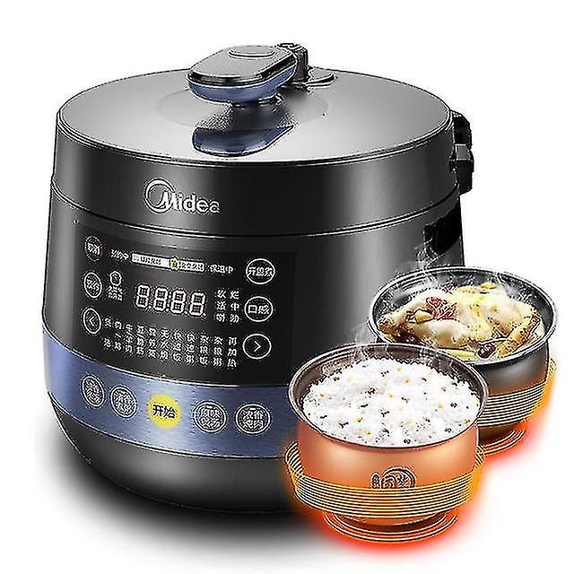 Midea My-yl50 Easy 202 elektrisk tryckkokare med dubbel galla 5 liters tryckkokare 3-6 personer