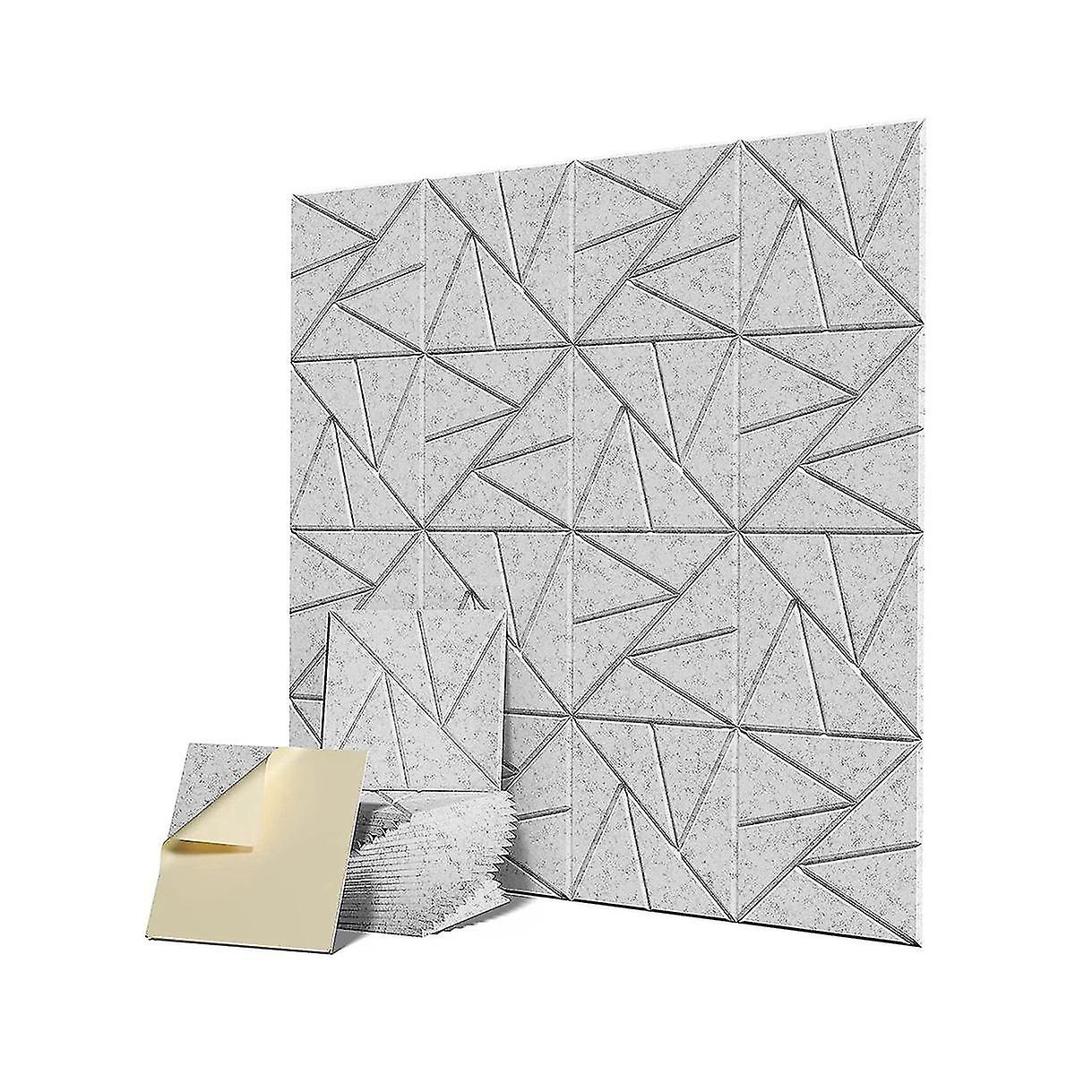 16pcs Acoustic Panel With Self-adhesive,12x12x0.4in Sound Proof Panel,sound Panel High Density Stud