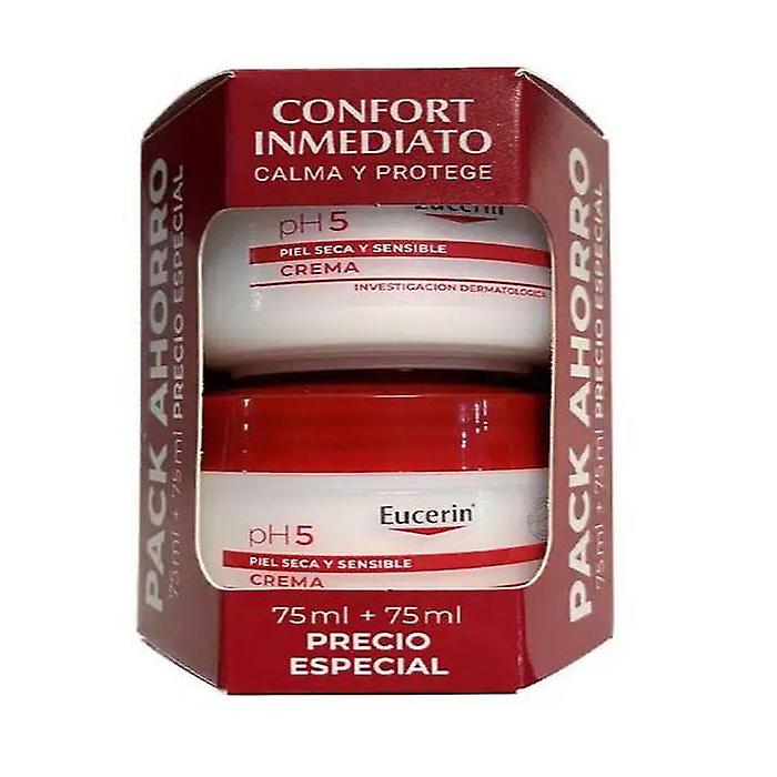 Eucerin ph5 tørr og sensitiv hud 75 ml+75 ml