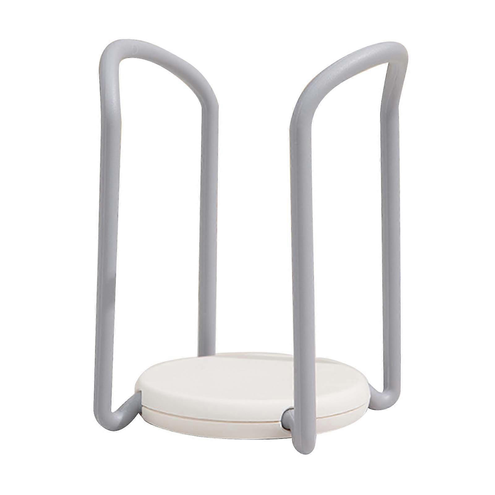 Bowl Organizer Multiple Functional Retractable Dish Drying Rack For Kitchen Counter Grey And White