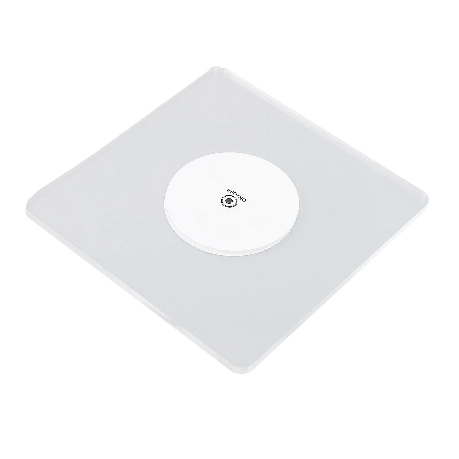 Colorido LED Coaster Non Slip Transparente 3 Modos LED Wine Coaster para Home Bares e Festas