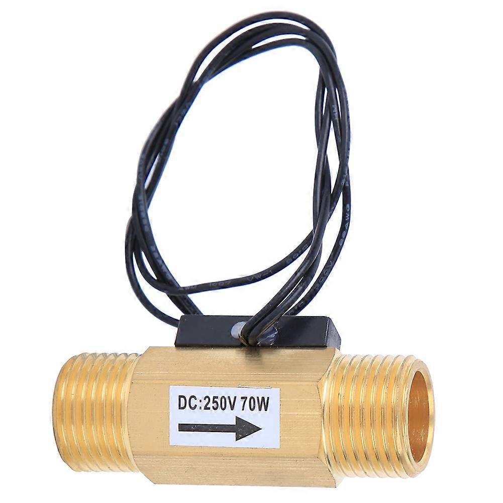 Water Flow Sensor Switch With 1/2-inch Interface Electromagnetic Flowmeter Industrial Accessory