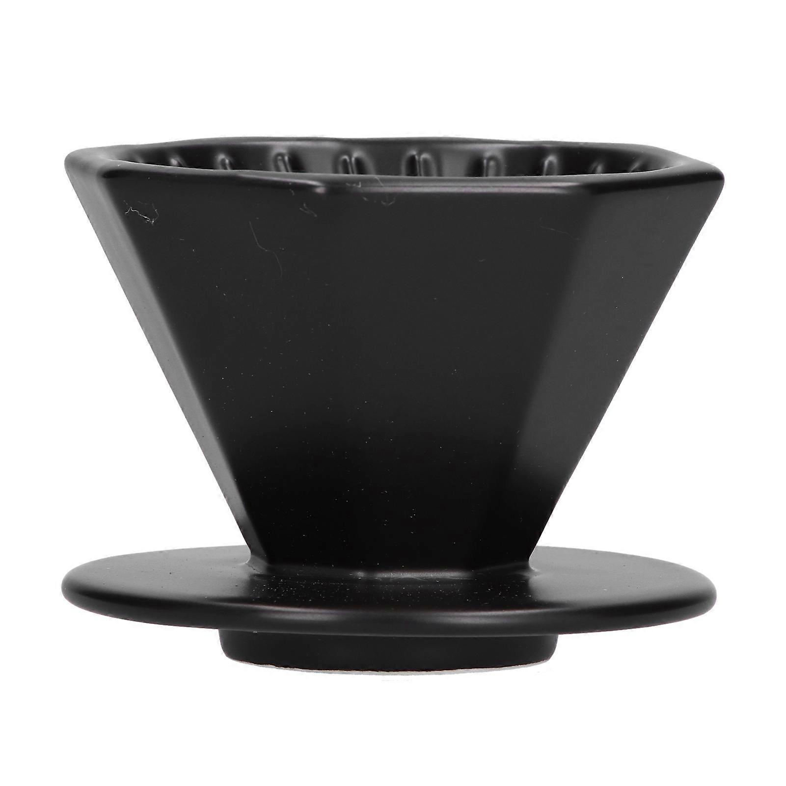 Portable Ceramic Pour Over Dripper for Classic Coffee Brewing
