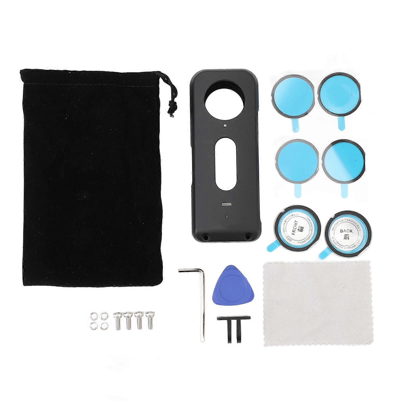 Camera Protective Accessories Kit For Insta360 X3 Include Camera Protective Case Lens Guard Storage Bag