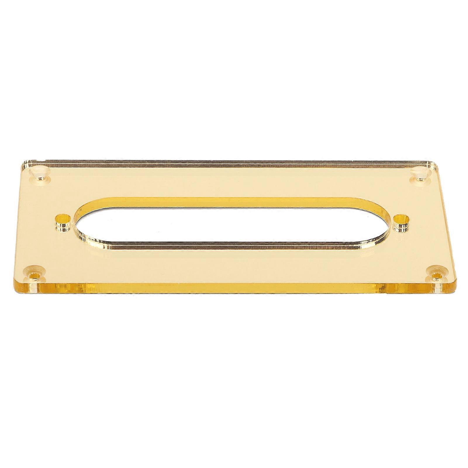 拾音器安装框架丙烯酸金色镜盖替换带孔电吉他