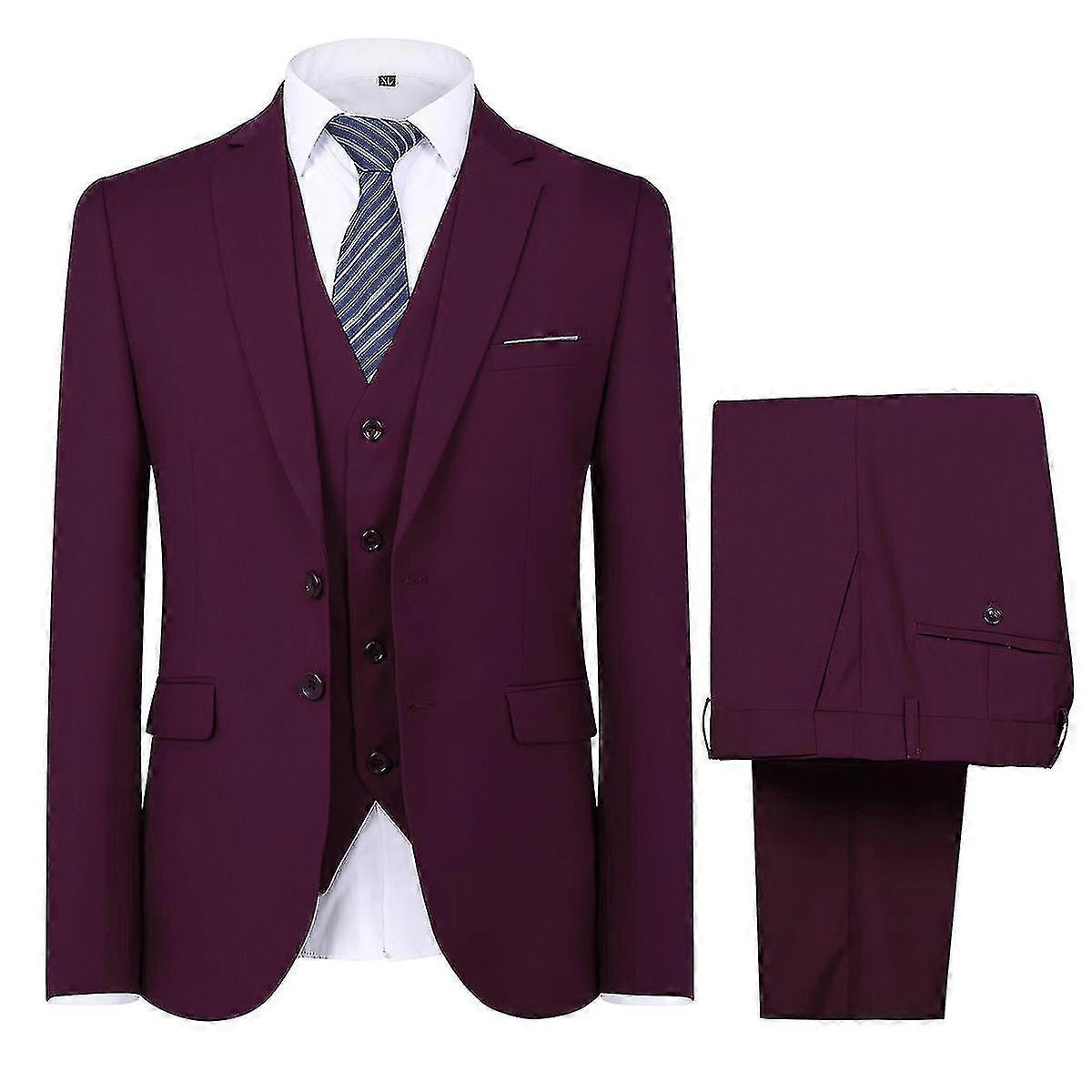 Dîner de mariage pour hommes 3 pièces de combinaisons de costume