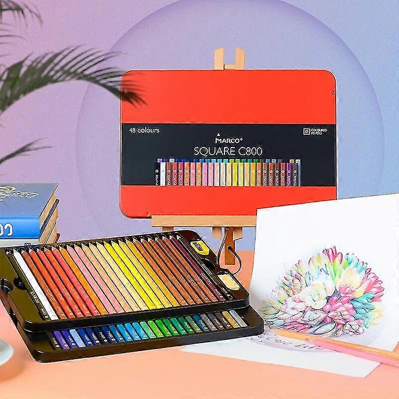 Writing Pencils 48 Color Pencil Lapis De Cor Professional Colored Pencils For School