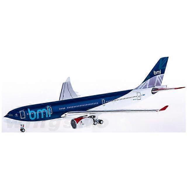 Diecast 1:400 Scale British Airways BMI A330-200 Simulation Metal Alloy Aircraft Model Toy Collection Decoration Gift