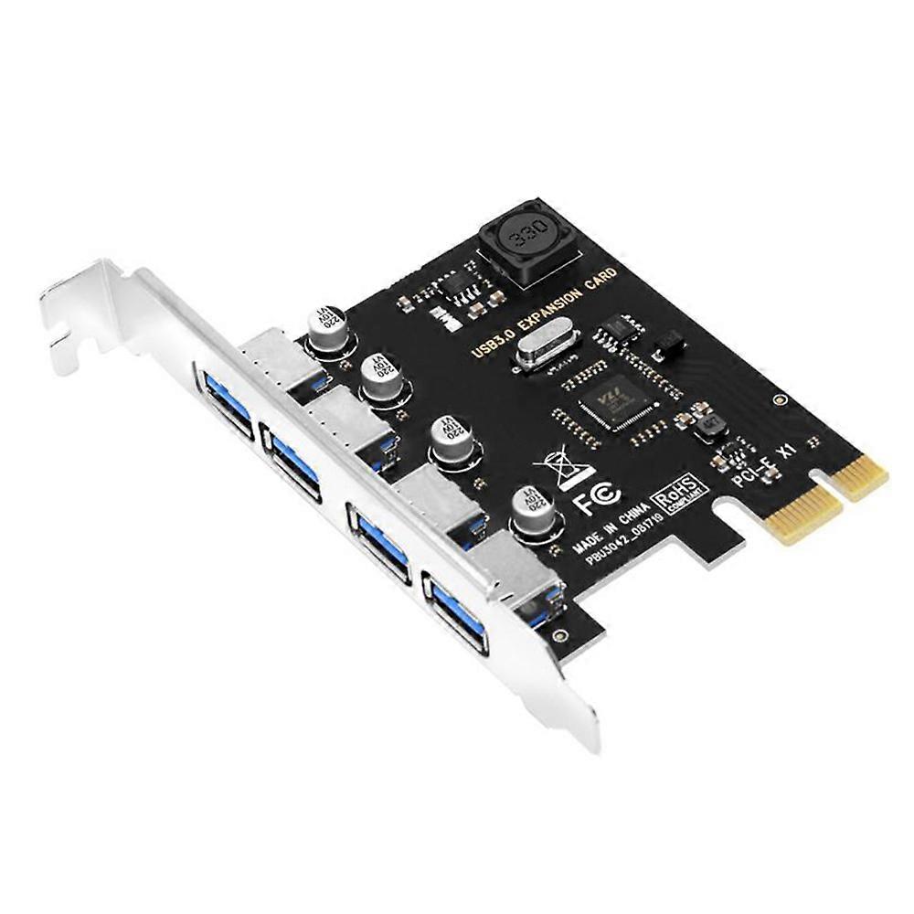SSU 4 Port USB 3.0 PCI-E Expansion Card PCI Express PCIe USB 3.0 HUB Adapter 4-Port USB3.0 Controll