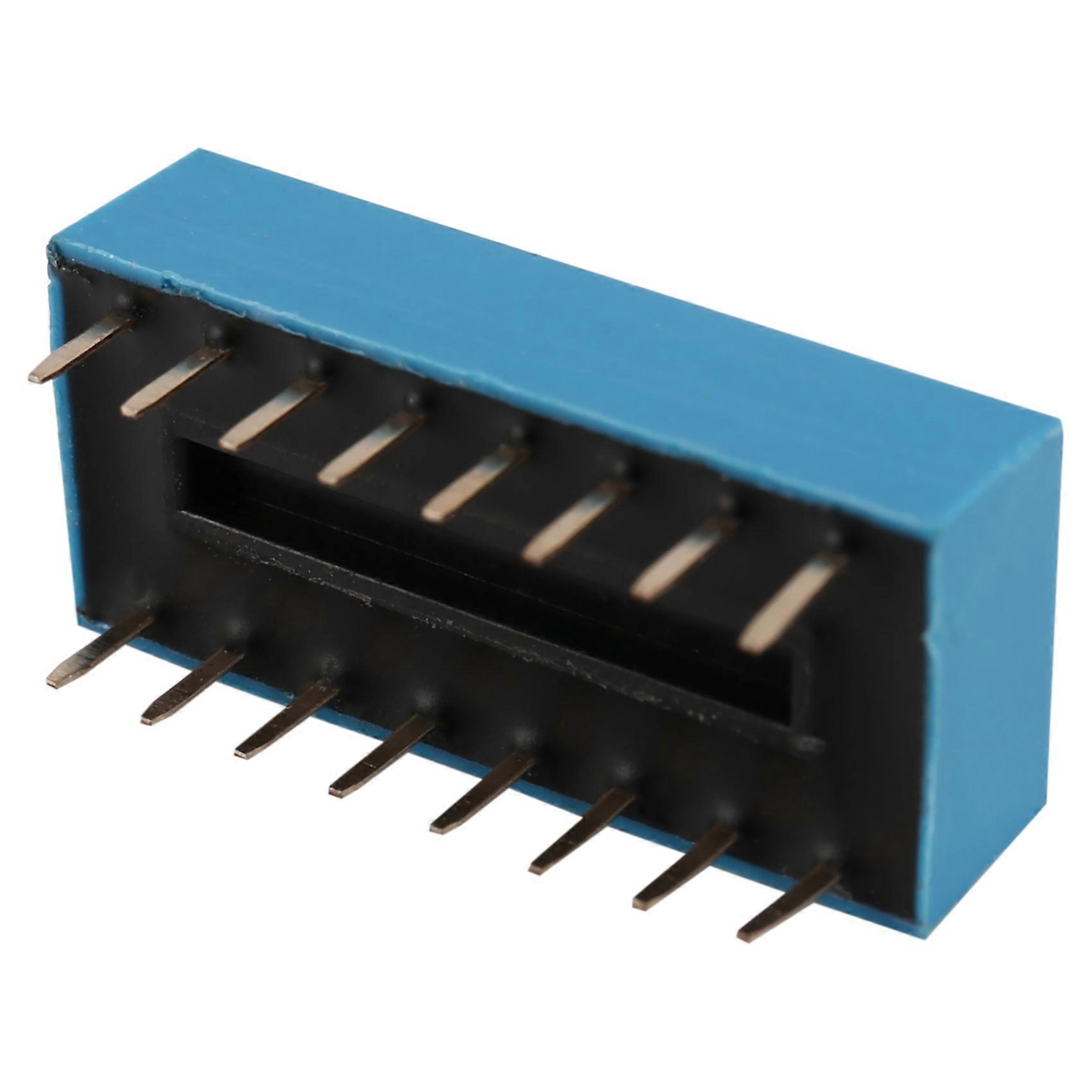10 Pcs 2.54mm Pitch 8 Positions 16 Pin Blue DIP Switch 8P