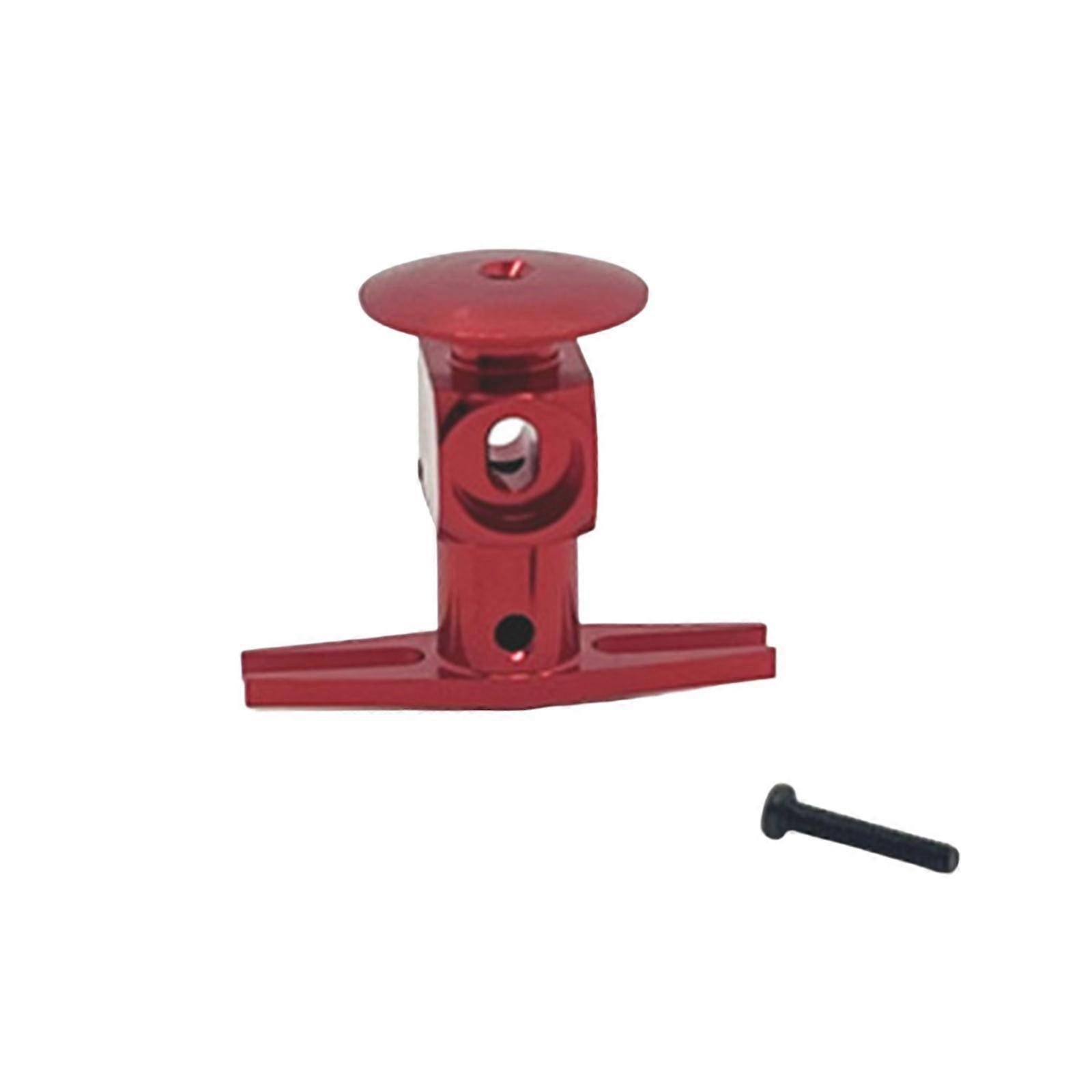 RC Helicopter Metal Rotor Head Sturdy Accessory for K127 RC Fixed Wing Plane Red