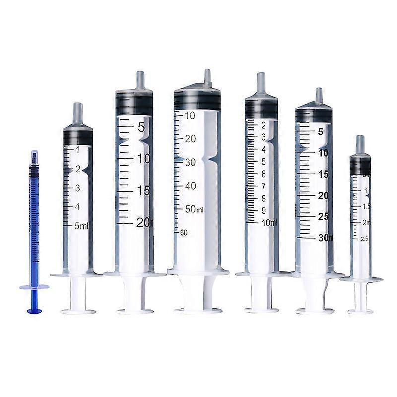 4-Pack Large Plastic Syringes for Science Labs and Dispensing Multipurpose Measuring Syringe Tools (10ml)