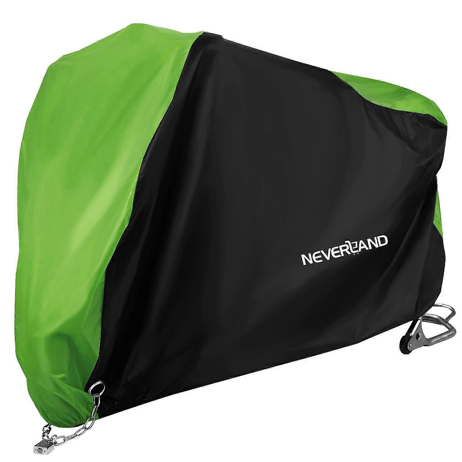 Motorcycle Cover All Season Waterproof Dustproof UV Protective-Black Blue