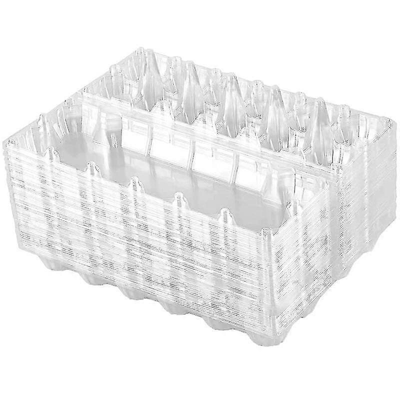60 Pack Plastic Egg Cartons Cheap Bulk One Dozen Clear Empty Egg Cartons For Chicken Eggs
