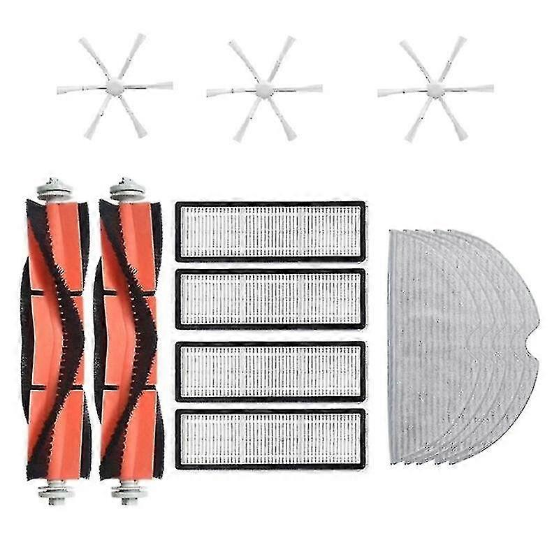 For Xiaomi Mijia 2c Parts Main Brush Side Brush Filters Mop Cloth