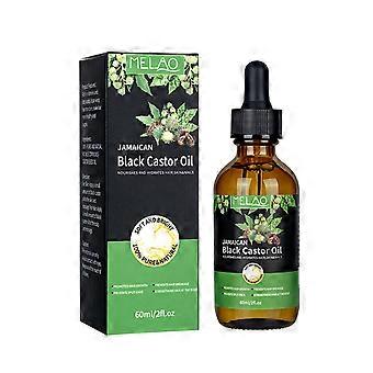 Haarpflege Dichtes ätherisches Rizinusöl 60ml, Vermeidung von Haaren, Befeuchtung und Reparatur des dicken Haaransatzes und Stärkung und Stärkung des Haares Ätherisches Öl