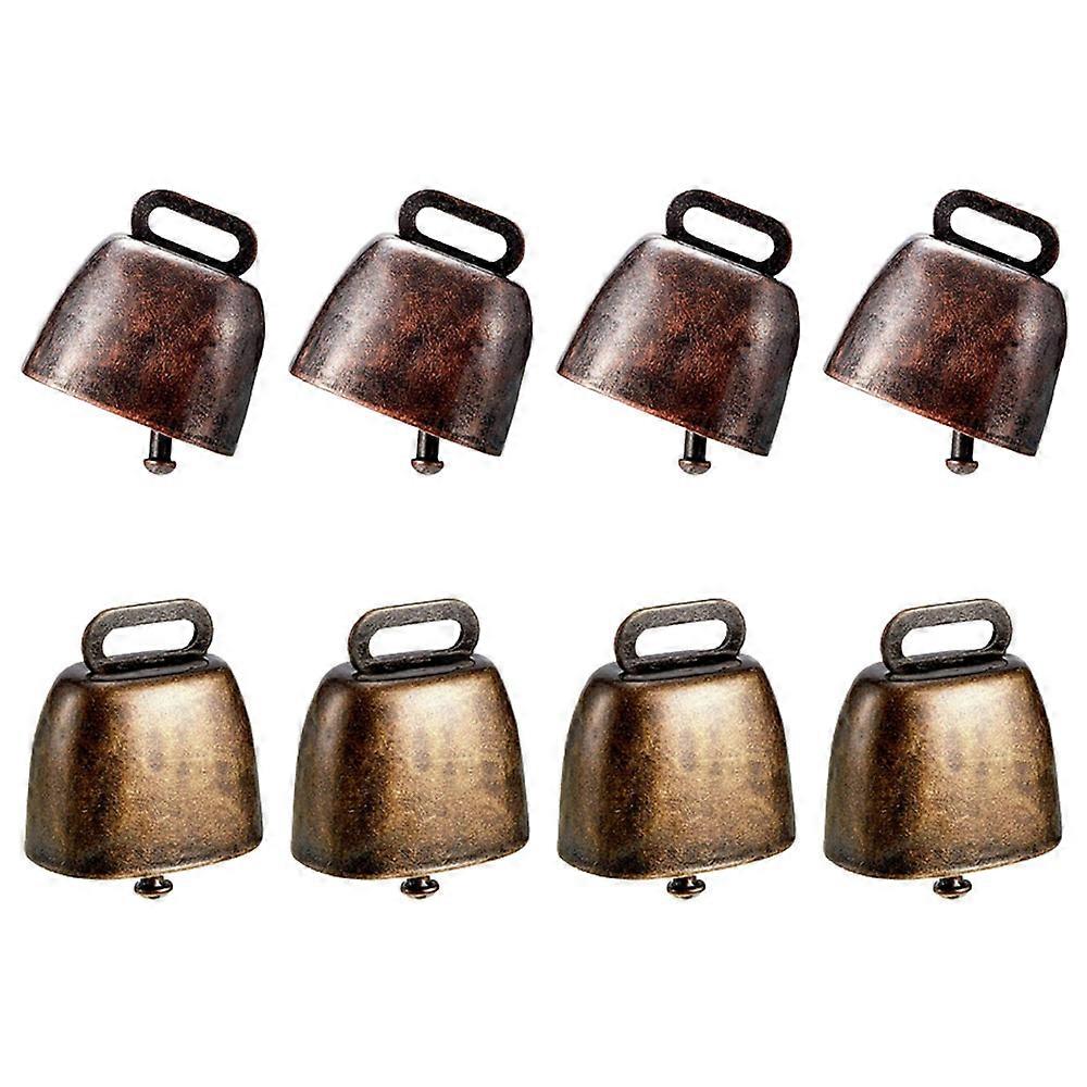 Vintage Cowbell μετάλλων εξατομικευμένο μίνι καμπάνα χαλκού Bell ελαφρύ αντι-χαμένο κουδούνι κατοικίδιων ζώων