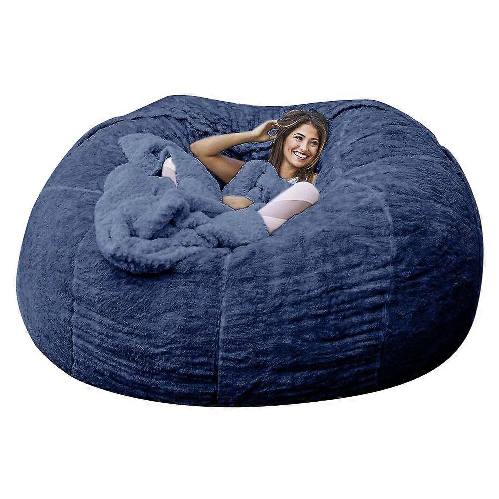 Lazy Susan Bean Bag Faux Fur Bean Bag Bean Sofa Suitable for Living Room Home Use