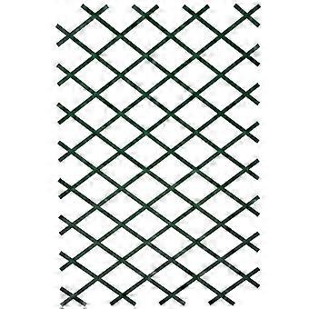 Nature 2 Stück Gartengitter 100x200 Cm PVC Grün