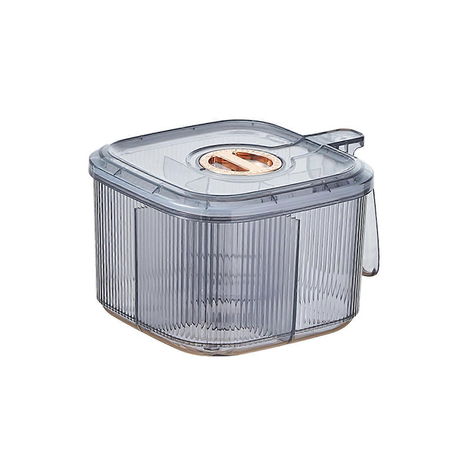 4-Grid Seasoning Box Dustproof Moisture-proof Seasoning Bottle Kitchen Supplies