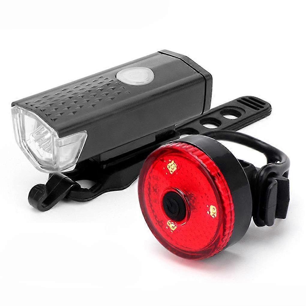 Led Light Set Usb Rechargeable Bike Light Front Light And Rear